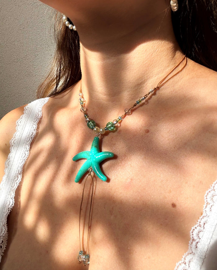 Collier pendentif étoile de mer