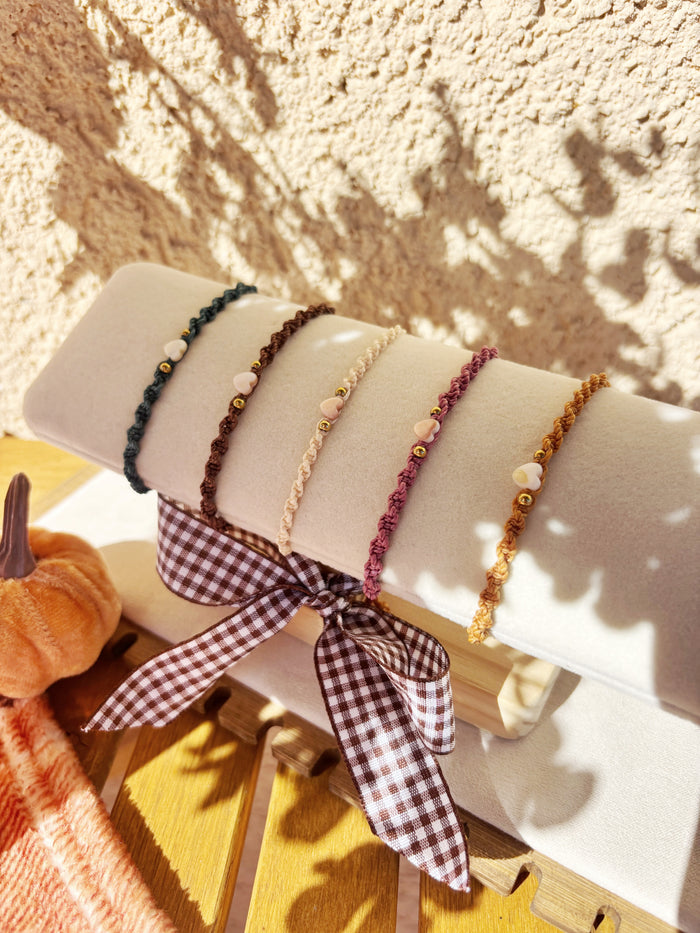 Bracelet gourmandise nacrée